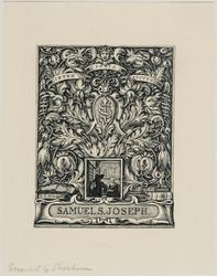 Bookplate for Samuel S. Joseph
