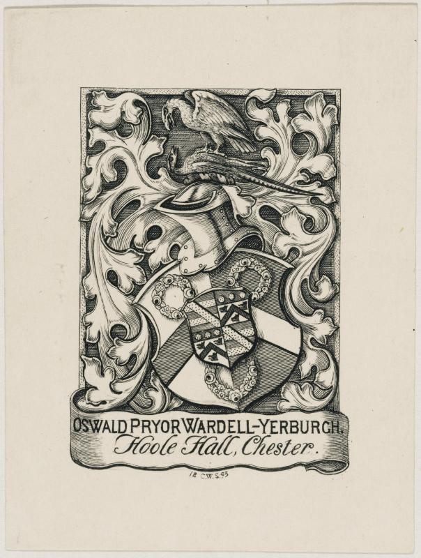 Bookplate: Oswald Pryor Wardell-Yerburgh