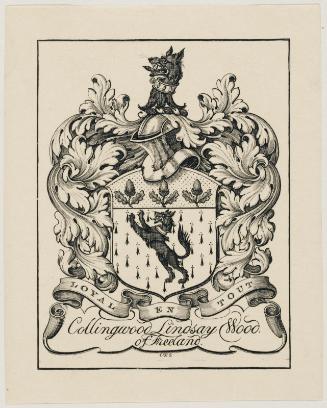 Bookplate: Collingwood Lindsay Wood of Freeland
