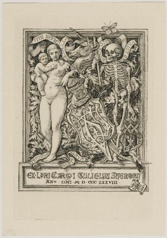 Bookplate: Charles William Sherborn. Ex-libris caroli Gulielim Sherborn