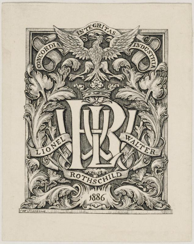Bookplate: Lionel Walter Rothschild