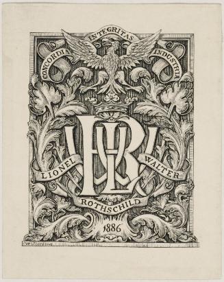 Bookplate: Lionel Walter Rothschild