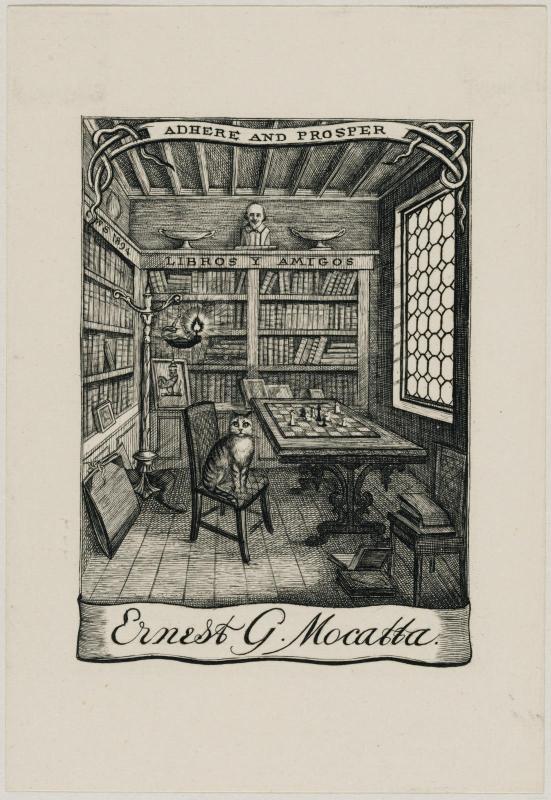 Bookplate: Ernest G. Mocatta