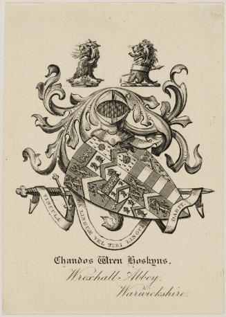 Bookplate: Chandos Wren Hoskyns