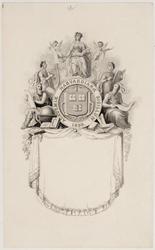 Bookplate: Academia Harvardianæ