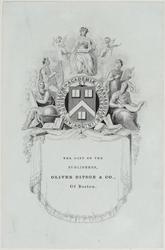 Bookplate: Academiæ Harvardianæ (Oliver Ditson & Co.)