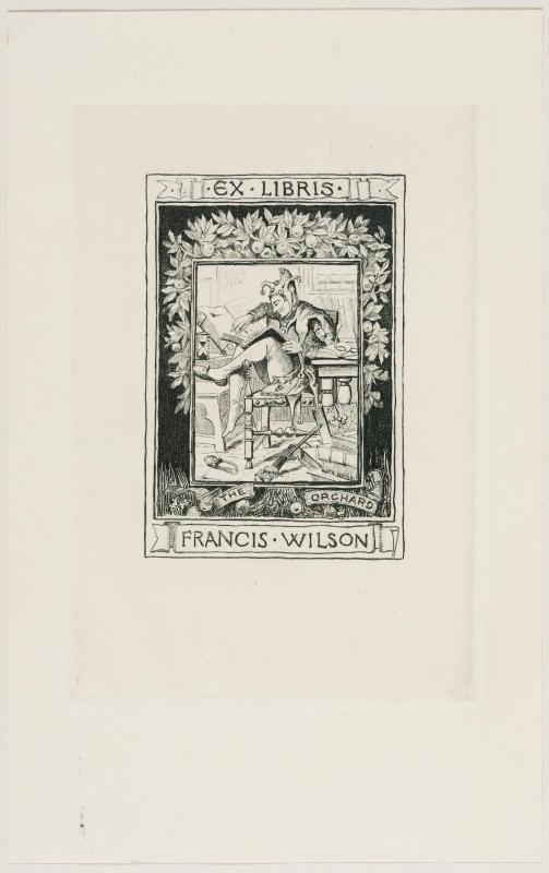 "Ex libris" for Francis Wilson