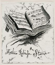 Bookplate for Arthur Robinson Stone