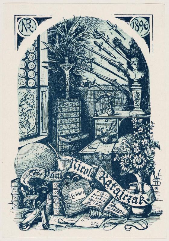Bookplate of Paul Nicolaus Ratajczak