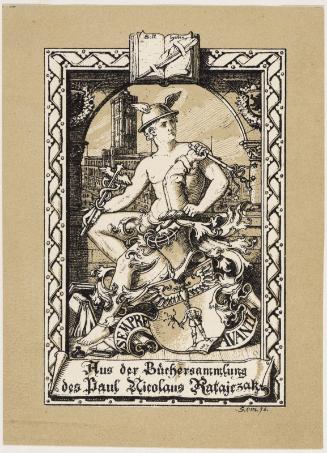 Bookplate of Paul Nicolaus Ratajczak