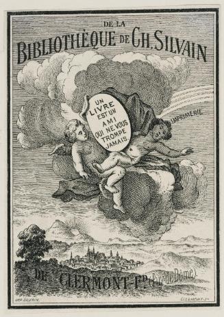 Bookplate: Ch. Silvain
