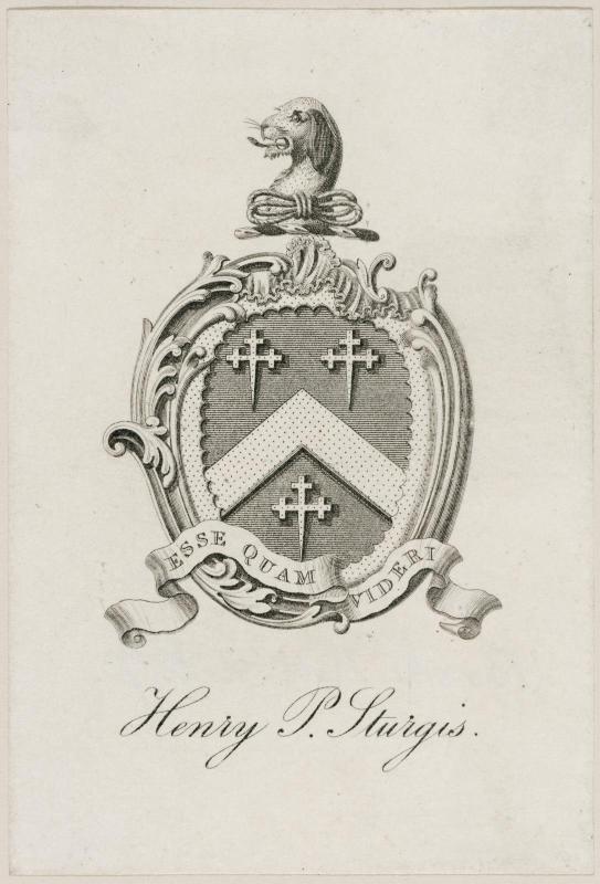 Bookplate: Henry P. Sturgis