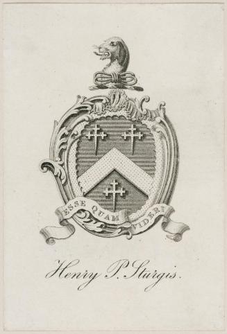 Bookplate: Henry P. Sturgis