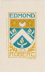 Ex-Libris: Edmond des Robert