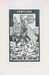Ex Libris:  Pau Font de Rubinat