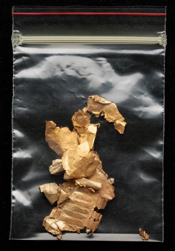 Fragments of foil