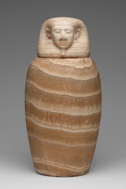 Lid of a canopic jar