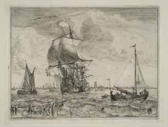 Maritime Scene with a View of a City