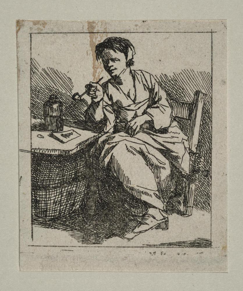 A Woman Smoking