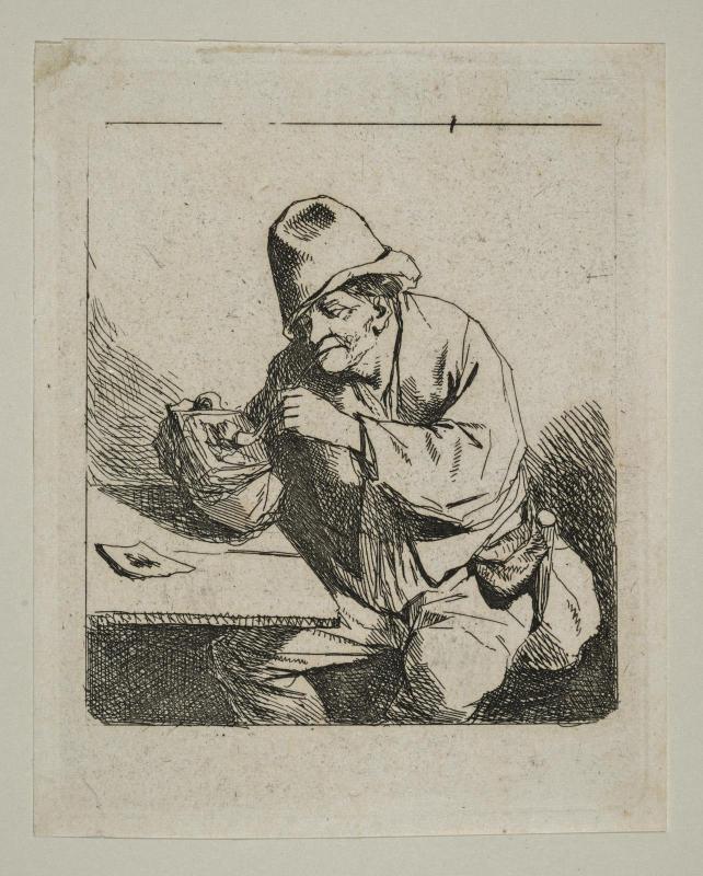 Peasant Lighting his Pipe