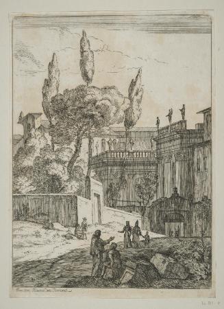 Italian Landscape with a Monk in the Foreground