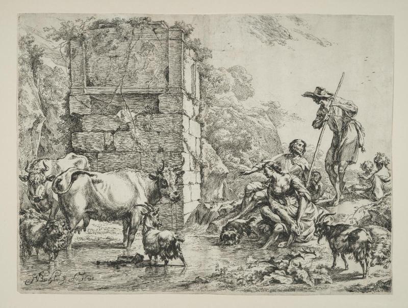 The Cow Drinking