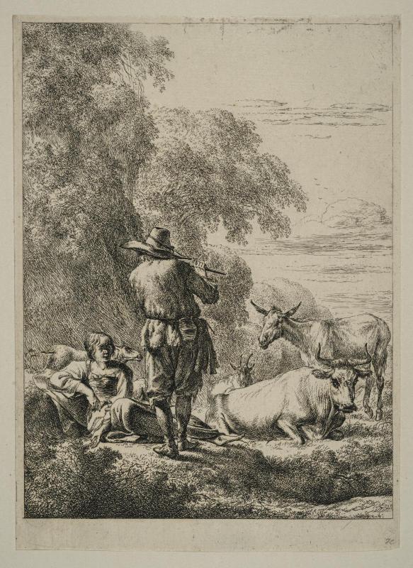 The Shepherd Playing the Flute