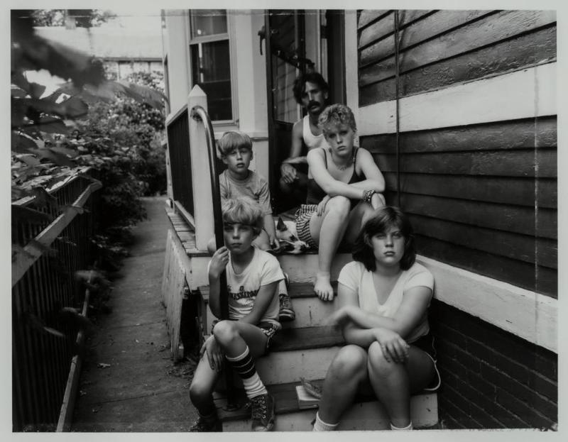 Family Group (with Hoover, Chuck's dog), Father's Day, June 19, 1983