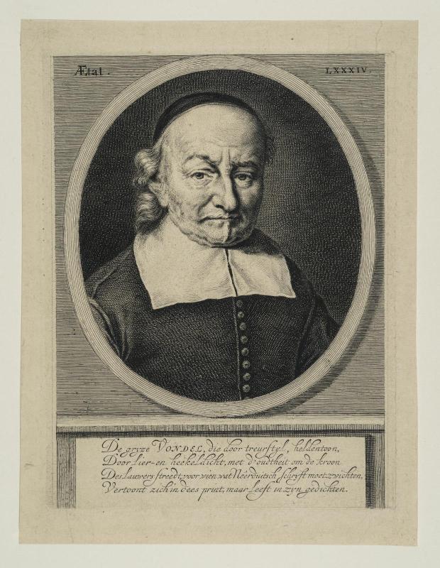 Portrait of Joost  van den Vondel