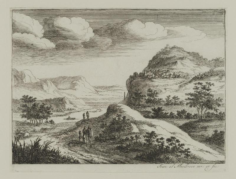 River Landscape, From Various Landscapes (Holl. 21-26)