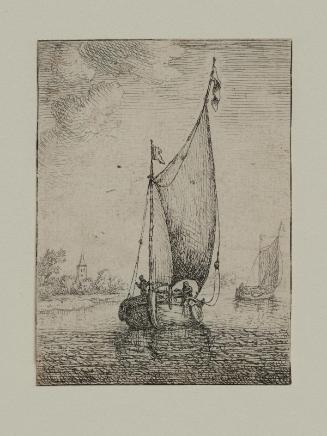 View of Krimpen, from 12 Views of Dutch Villages near Utrecht, after Herman Saftleven (Holl. 1-12)