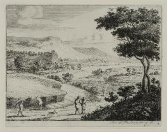 Landscape with Harvesters, from 6 Various Landscapes (Holl. 21-26)