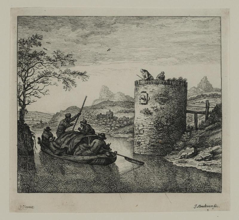 View of a Chapel (The Little Church), from Views of the Rhine (Holl. 17-20)