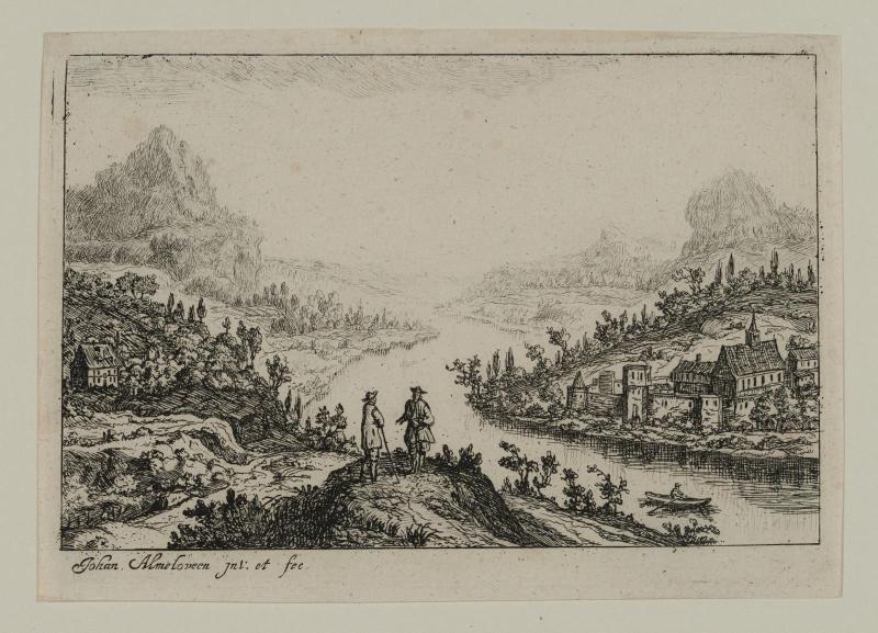 River landscape from Various Landscapes (Holl. 33-36)