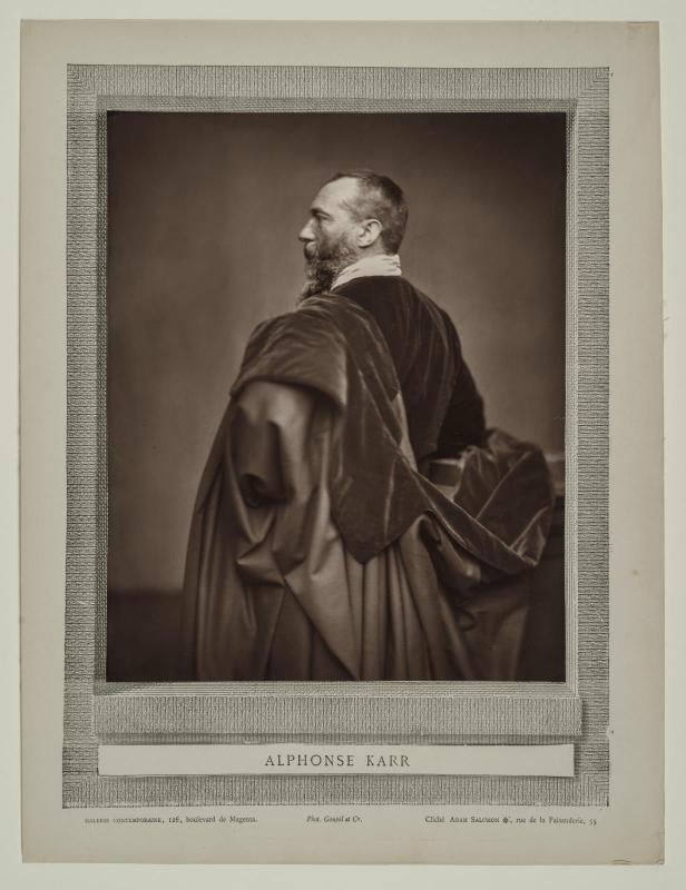 Portrait of Alphonse Karr from the Galerie Contemporaine Series