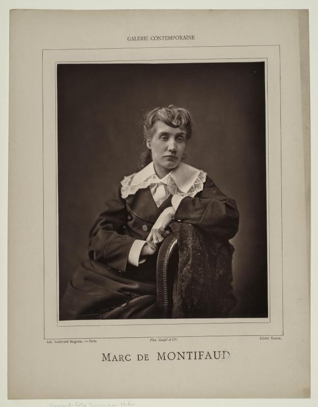 Portrait of Marc de Montifaud from the Galerie Contemporaine Series