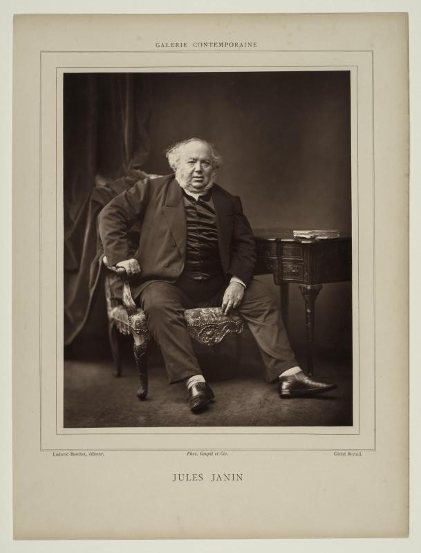 Portrait of Jules Janin from the Galerie Contemporaine Series