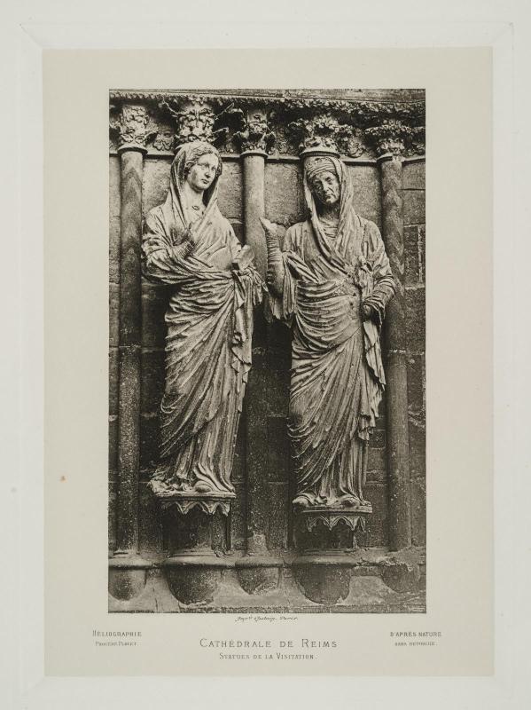 Cathédrale de Reims, Statues de la Visitation