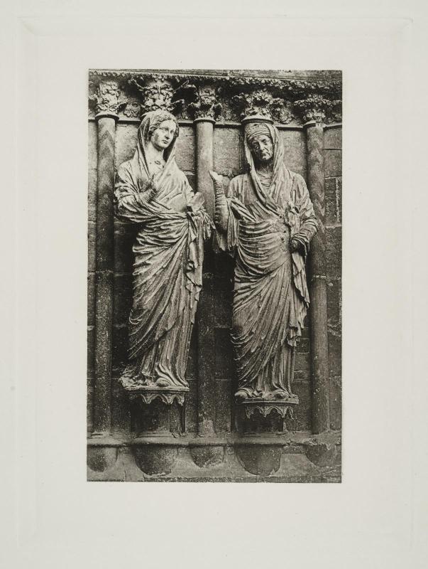 Cathédrale de Reims, Statues de la Visitation