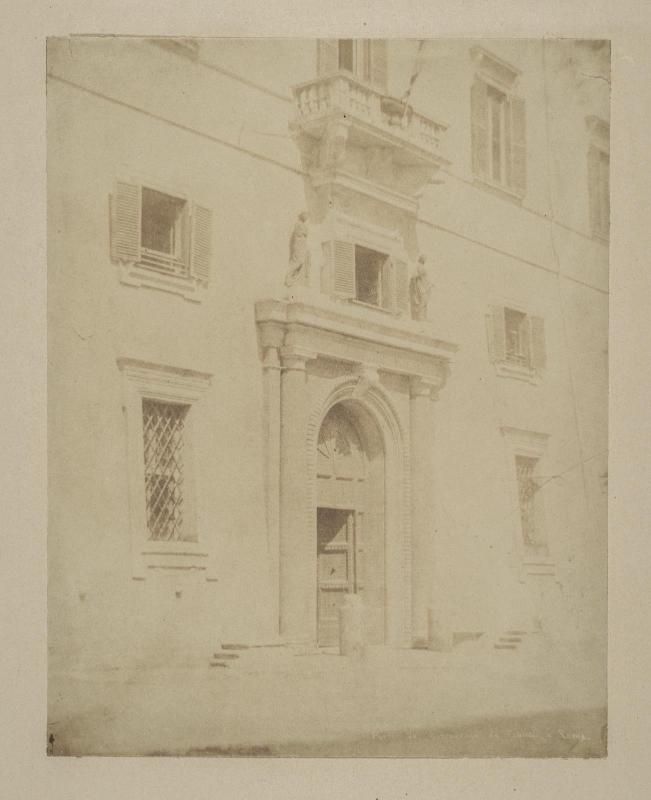 Entrance to the French Academy, Rome.
