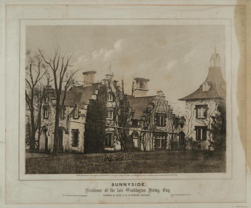 Sunnyside, Residence of the Late Washington Irving, Esq.