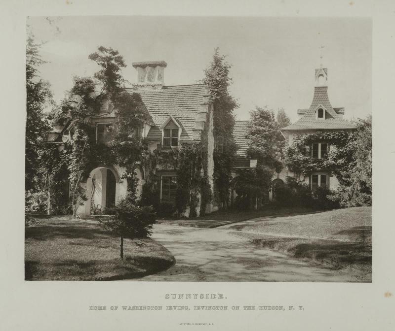 Sunnyside.  Home of Washington Irving, Irvington on the Hudson, N. Y.