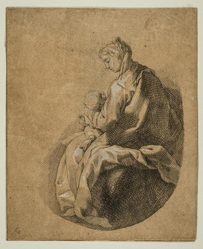 Seated Madonna and Child