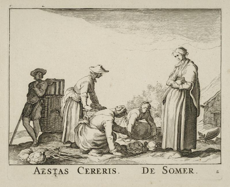 The Seasons [one of] 4 plates