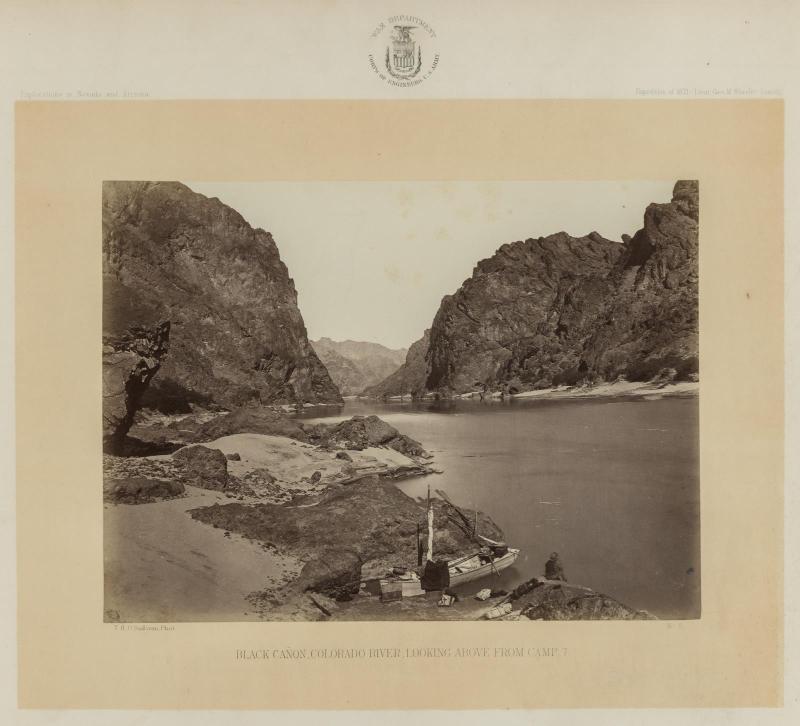 Black Cañon, Colorado River, Looking Above From Camp 7