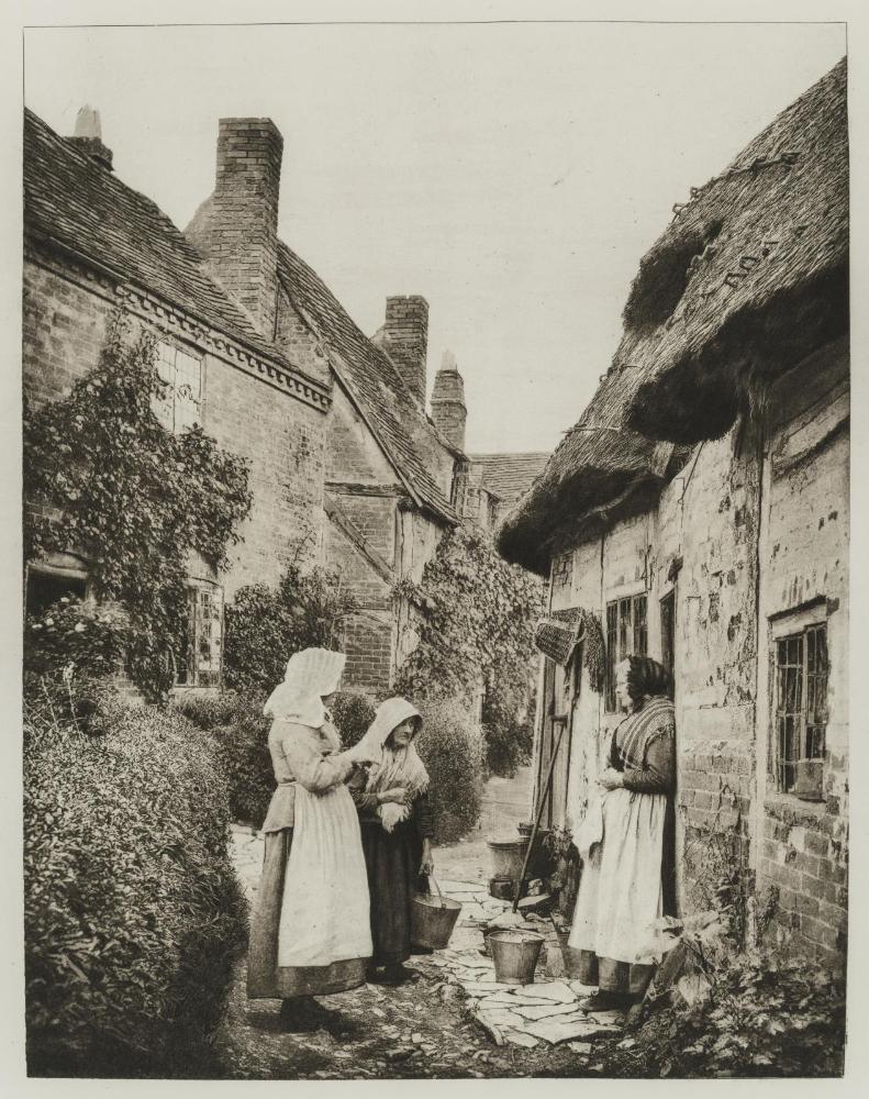 "Evening News at Shottery" (Three Peasant Women).