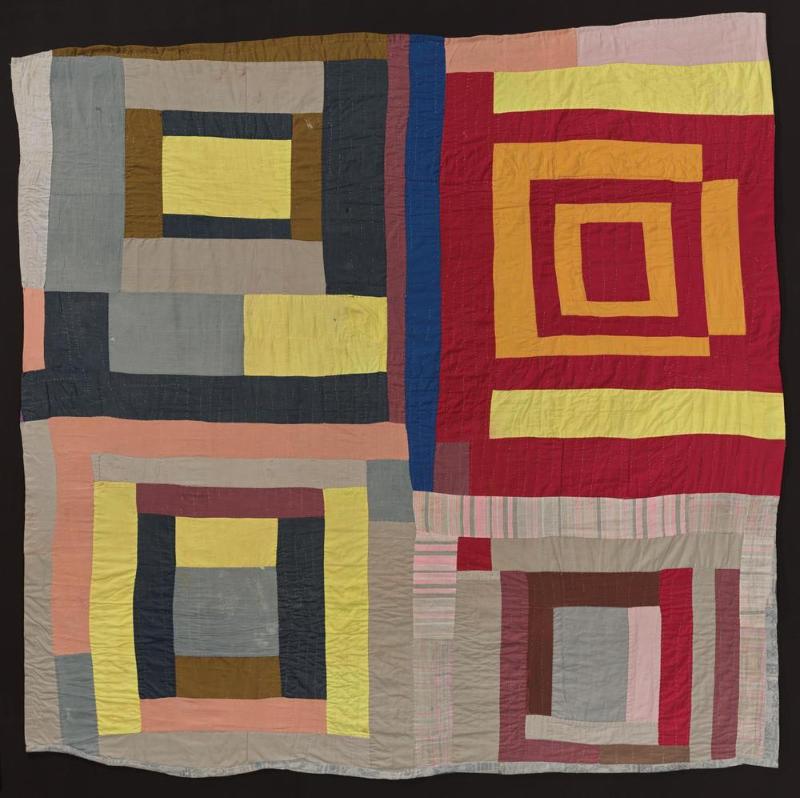 Quilt: Housetop, 4-block variation