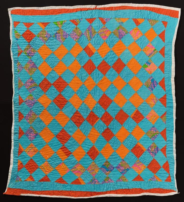 Quilt: One Patch, Diamonds Variation