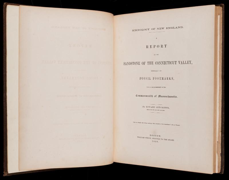Ichnology of New England. A Report on the Sandstone of the Connecticut Valley, Especially its Fossil Footmarks, Made to the Government of the Commonwealth of Massachusetts.