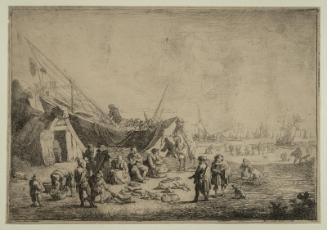 The Fish Market on the Shore at Scheveningen